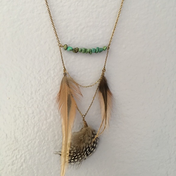 Feather adjustable necklace - Picture 1 of 3